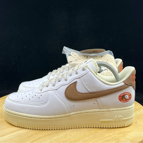 Nike Air Force 1 Low LX White Coconut Milk Archaeo DJ9943-101 Wmns Sz 9 - Picture 2 of 10